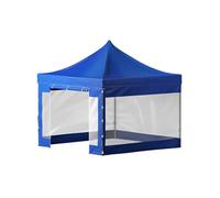 SucceBuy 10 x 10 ft Tente d'abri pop-up, pavillon de terrasse pour l'extérieur avec parois latérales amovibles et sac sur roulettes, abri imperméable résistant aux UV pour les fêtes