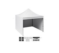 SucceBuy Abri pop-up, tente pavillon portable 10 x 10 pieds avec sac à roulettes, parois latérales amovibles, résistant aux UV et étanche à l'eau