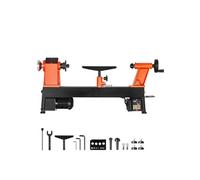 SucceBuy Tour à Bois Etabli 750W Avec Vitesse Variable 150-3800tr/min Corps en Fonte