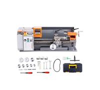 Tour d'établi SucceBuy pour le métal, 7 x 13,78 pouces, outil électrique de précision, vitesse variable 0 - 2200 tr/min, moteur sans balai de 500 W, engrenage métallique, boîte à outils