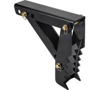 SucceBuy Tourillon de godet de pelle 18", épaisseur de dent 1/2", godet de pelle haute performance. Embout à souder en acier noir avec vissage de 12 mm, godet mécanique réglable pour pelle/excavateur