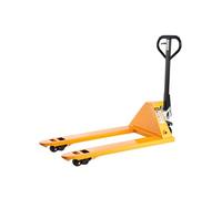 SucceBuy Chariot à palettes avec une capacité de charge de 2,5 tonnes, transpalette manuel avec fourches de 1220 x 685 mm, hauteur de levage des fourches de 8,5 à 18 cm, convient pour les usines, les 
