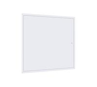 SucceBuy Trappe de Visite Porte de Révision en Acier Galvanisé Ouverture 62x62cm Blanc