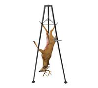 SucceBuy Treuil de levage pour cerfs de 500 lb avec gambrel et treuil manuel, treuil de chasse pour le nettoyage, le dépeçage et le déplacement 500lbs