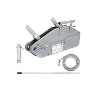 SucceBuy Treuil Manuel 1.6T Diamètre de La Corde 1,1cm Capacité 1600kg Durable