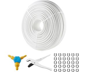 SucceBuy Tube PEX-AL-PEX, 300 m, 5/8 pouces de diamètre, tube composite aluminium-plastique, barrière à l'oxygène, chauffage par le sol, 0,2 cm d'épaisseur, couche interne d'aluminium, tube PEX pour l