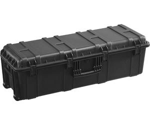 SucceBuy Valise rigide de 5,5 Cu.ft résistante aux intempéries, IP67, grande capacité, pour objets de valeur, noir