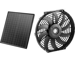 SucceBuy Ventilateur 12" à montage sur pignon - 1300 CFM Ventilateur d'extraction de grenier avec thermostat réglable