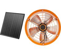 SucceBuy Ventilateur à montage sur pignon 14" - 1300 CFM Ventilateur de grenier avec thermostat réglable