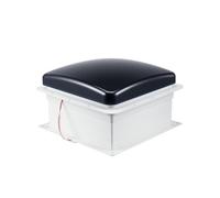 SucceBuy Ventilateur de toit pour camping-car - Réversible 10 vitesses 12V - Moteur CC - Capteur de pluie - Télécommande
