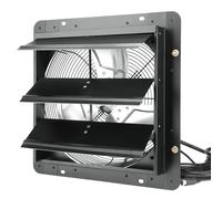 SucceBuy Ventilateur d'extraction à volet Moteur AC/EC Ventilation et refroidissement de grenier à montage mural réglable à 10 vitesses pour serres et garages 12in EC