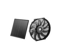 SucceBuy Ventilateur 12" à montage sur pignon - 1300 CFM Ventilateur d'extraction de grenier avec thermostat réglable