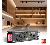 SUCIKORIO 12V 100W Dimmable LED Transformateur 5 Modes Alimentation LED Driver 220V 12V AC 100W 8,3A Ultra Fin Dimmable LEDs Transfo Alimentation à Découpage Convertisseur De Tension AC à DC