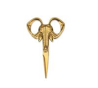 Suck UK Elephant Jumbo Ciseaux puissants en acier inoxydable finition laiton pour une utilisation fine et intensive - Plastique - Cadeau fantaisie unique pour zoologistes et barbiers