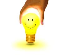 Suck UK Lampe visage smiley | Ampoule visage souriant | Lampe fantaisie | Batterie rechargeable sans fil | Ampoule néon LED | Lampes de chevet | Cadeaux mignons | Accessoires de chambre | Veilleuses à