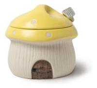 Sucrier Champignon en Céramique avec Cuillère - Décoratif jaune