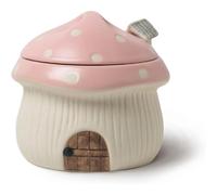 Sucrier Champignon en Céramique avec Cuillère - Décoratif rose