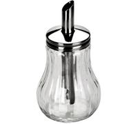 Sucrier Doseur - Inox - Transparent - 0,25 l - Pratique et élégant - Idéal pour le service