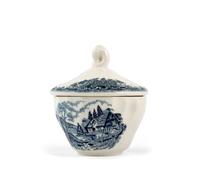 Sucrier Earthware The Brooke Bleu 0,2 Litres Blanc Churchill