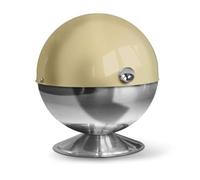 Sucrier en forme de boule avec couvercle Zucchero Acier inoxydable Beige