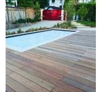 Sud Bois Pack Lame de Terrasse Lisse 2 Faces Bois Exotique 21x145 Cumaru 1er Choix Longueur 0,95 m Lot de 7