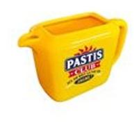 SUD TRADING Broc Pastis Club - En céramique - 14 x 9 x 23 cm - Contenance : 1 Litre JAUNE G