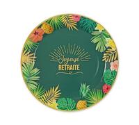 SUD TRADING COMPANY 6 Assiettes Joyeuse Retraite