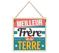 SUD TRADING COMPANY Plaque Bois Meilleur frère