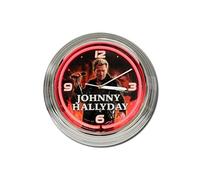 SUD TRADING Horloge néon Rouge Johnny Hallyday