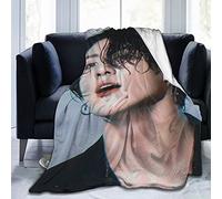 Suehome Jungkook Jeon Jung Kook - Couverture chaude douce et confortable - Couverture de plage, de pique-nique - Couverture en polaire pour canapé, bureau, lit, voiture, camping, canapé (152,4 x 127