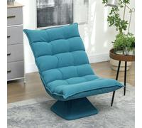 SUGIFT, fauteuil de lecture, tapis de sol, fauteuil de méditation, polyester, bleu