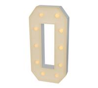 SuhoFutus Chiffres lumineux LED 3D - Chiffres lumineux - 0/1/2/3/4 - Décoration lumineuse chaude - Lettres lumineuses pour anniversaire, fête, mariage, bar - Décoration (0)
