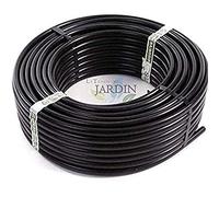 Suinga 100 m PE-Tuyau arrosage/Tuyau d'eau 16 mm x 1,6 MM (4 Bar) - QUALITE Professionnelle, noir