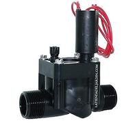 Suinga Électrovanne d'arrosage électrique 1" 24 V PGV-100 mm Hunter. Filetage mâle. Fonctionne avec n'importe quel programmateur d'arrosage automatique électrique, noir