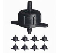 Suinga Lot de 100 Goutteurs autorégulants 4 l/h, Goutteurs d'irrigation en ligne système micro, Goutteur pour arrosage agriole et jardinage