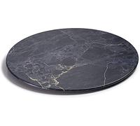 Suinga - Plateau rond en mélamine avec finition marbre - Ø 35 cm