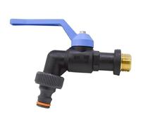 Suinga Robinet de Jardin Antigel à Boisseau Sphérique 3/4'' | Vanne d’Arrêt avec Raccord Automatique pour Tuyau | Adaptateur de Robinet Antigel pour Canalisations | Contrôle Précis de l’Arrosage