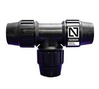 Suinga Te égal PE 20mm | Certificat AENOR | Plomberie, irrigation et travaux | Accessoire pour tuyau en polyéthylène noir