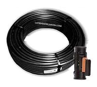 Suinga. Tuyau auto-compensateur 16 mm, avec goutteur intégré, 0,35 m x 100 m, Couleur Noir
