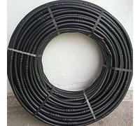 Suinga Tuyau d'arrosage goutte à goutte 16 mm 100m, Espacement de 35 cm entre les goutteurs, noir