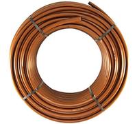 Suinga Tuyau d'Irrigation Goutte à Goutte 16mm avec Goutteurs Autocompensants tous les 33 cm, 100m, Marron - Système d'Irrigation Efficace pour Jardin et Agriculture