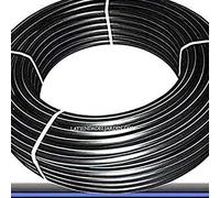 Suinga - Tuyau PE 20 mm x 100 mètres PE-HD 16 BAR tuyau d'eau tuyau d'eau tuyau en plastique tuyau d'irrigation noir