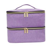 SUIOPPYUW Organisateur de Vernis à Ongles : étui Double Couche pour Vos Outils et Vernis, pouvant contenir 30 flacons. Idéal pour Les Voyages. Garde Vos et Outils Propres et Bien rangés.