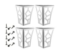 SUIOPPYUW Pieds de canapé et d'armoire modernes et élégants à motif ajouré, faciles à installer et fiables dans Pour tous les espaces de vie. Pieds de canapé et d'armoire