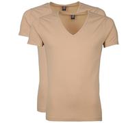 Suitable Vitaru T-Shirt Invisible Col V Profond 2-Pack - Hommes - Vêtements - Taille - 91007M03A