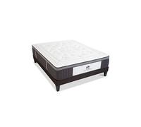 SUITE ETOILEE - Ensemble SUITE IMPERIALE 160x200 cm - Matelas Ressorts ensachés + Sommier Bois