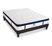 SUITE ETOILEE - Ensemble SUITE PRINCIERE 160x200 cm - Matelas Micro-ressorts + Sommier Bois