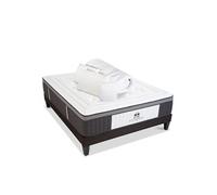 SUITE ETOILEE - Pack Prêt à dormir SUITE IMPERIALE 90x200 cm - Matelas Ressorts ensachés + Sommier + Accessoires