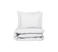 SUITE702 Linge de lit en percale 70x90cm/140x200cm Blanc blanc