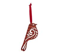 Sujet de Noël Déco Oiseau 14cm Rouge